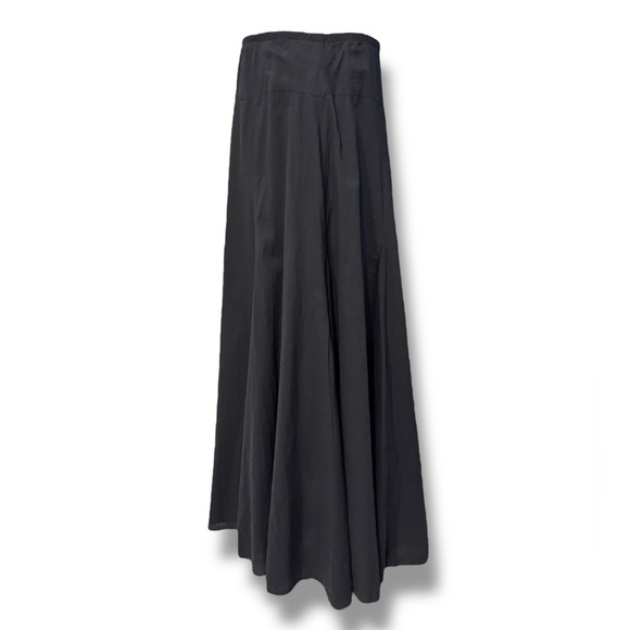 KAREN KANE Black Cotton Full Maxi Skirt - Picture 2 of 8